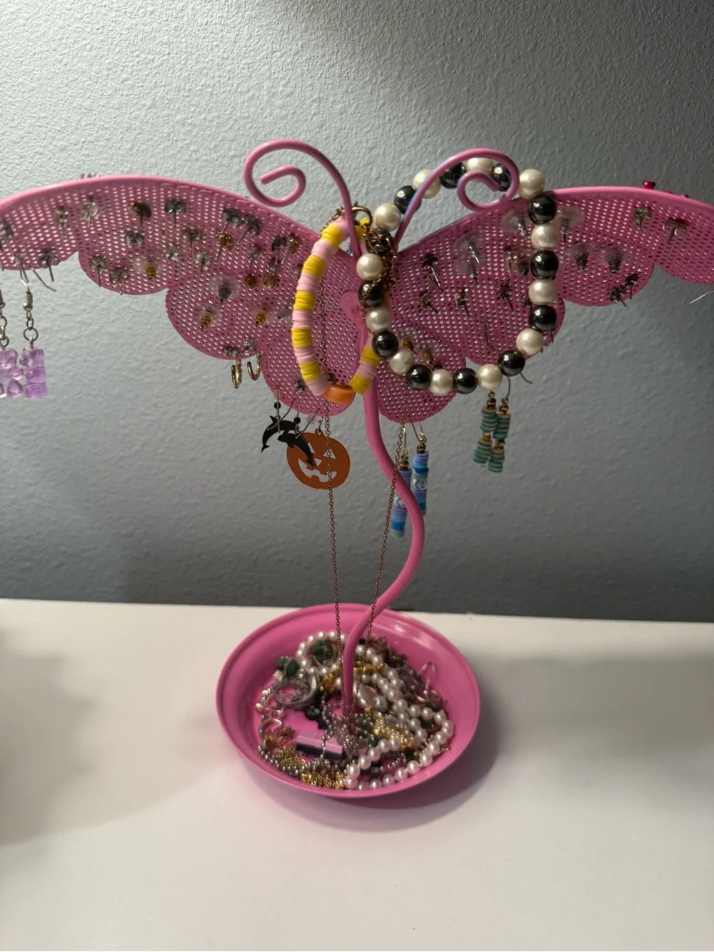 Butterfly Jewelry Holder with Earrings